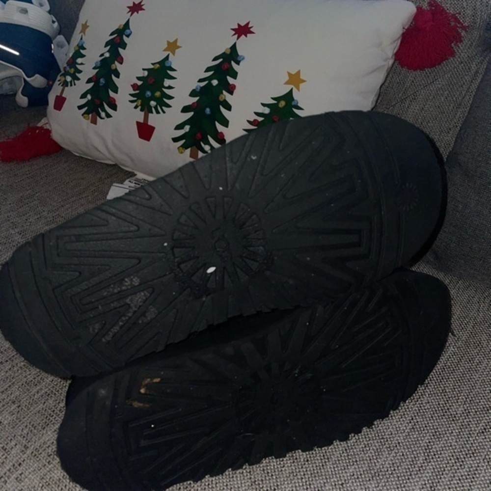 Ugg Funkette Platform Boot Ultra Matte Black Leat… - image 7